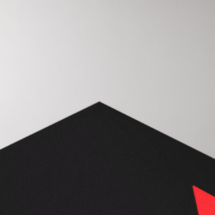 Stylish Art déco Music Notes Red White