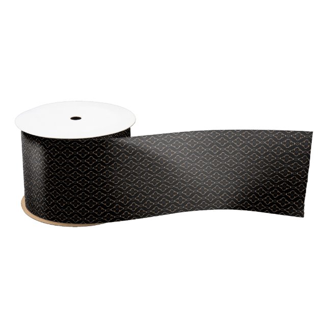 Stylish art deco.  satin ribbon (Spool)