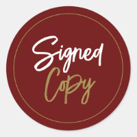 Stylish Author's "Signed Copy" Book Signing
