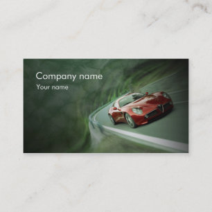 Stylish automotive business card