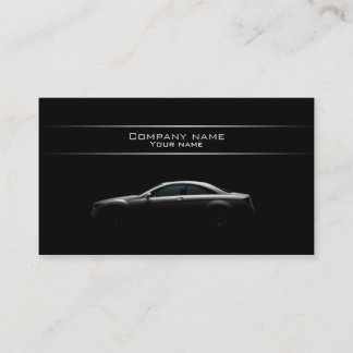 Stylish automotive business card
