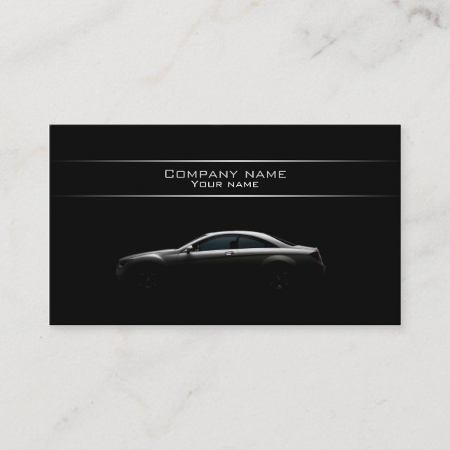 Stylish automotive business card (Front)