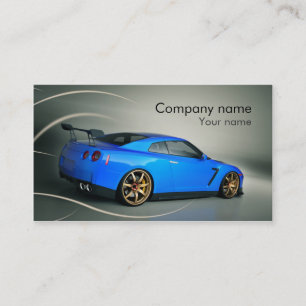 Stylish automotive business card