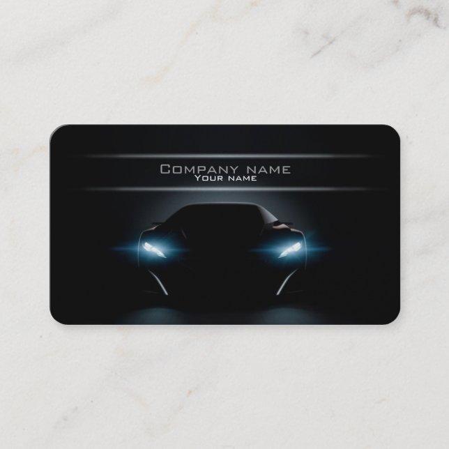 Stylish automotive business card (Front)
