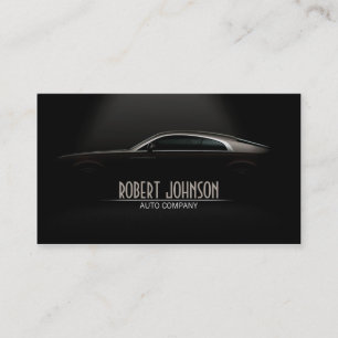 Stylish automotive business card