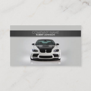 Stylish automotive business card