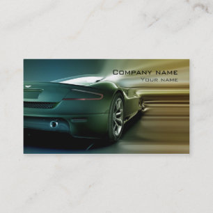 Stylish automotive business card