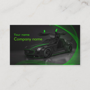 Stylish automotive business card