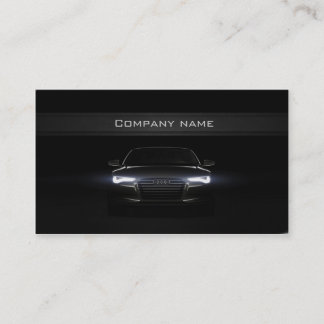 Stylish automotive business card