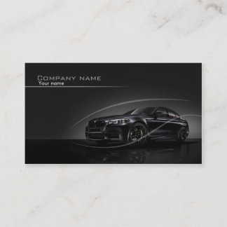 Stylish automotive business card