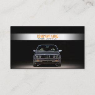 Stylish automotive business card