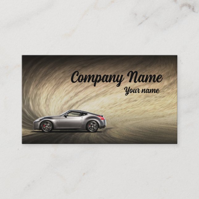 Stylish Automotive Business Card (Front)