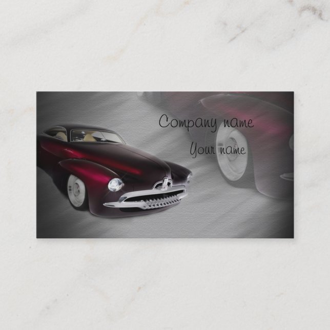 Stylish automotive business card (Front)