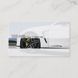 Stylish automotive business card