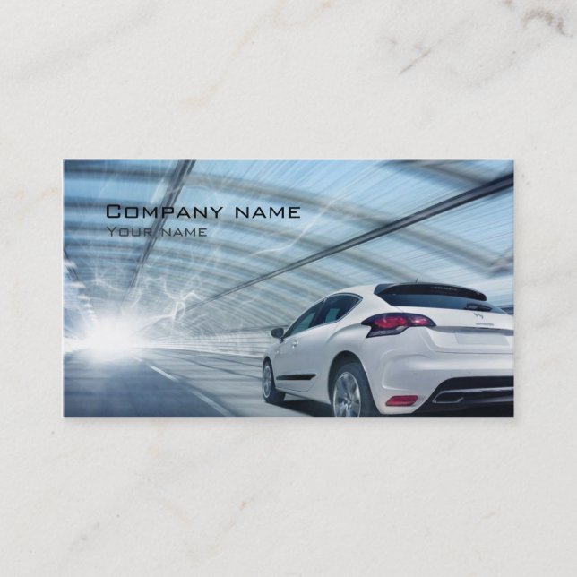 Stylish automotive business card (Front)