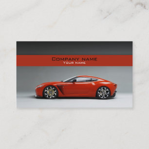 Stylish automotive business card