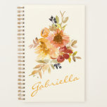 Stylish Autumn Fall Watercolor Floral Personalized Planner<br><div class="desc">This beautiful undated weekly and monthly 2021 planner features a stylish watercolor floral bouquet in a warm and cozy autumn and fall colour palette. Personalize it with your name in a trendy script lettering. Great gift idea!</div>