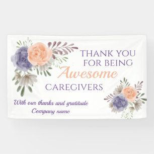 Stylish Awesome Caregiver Appreciation Banner