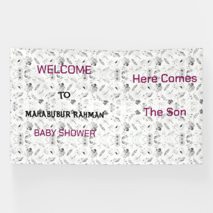 Stylish Baby Shower Banner 
