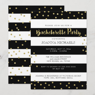 Stylish Bachelorette Party Invitations