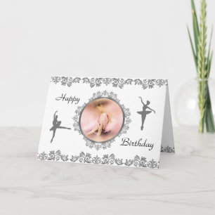 Stylish Ballerina Princess Inspirational Quote Car Card