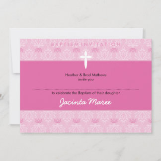 STYLISH BAPTISM INVITES :: pretty 2aL