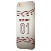 Stylish Baseball Number 1 Custom Name - Unique Case-Mate iPhone Case (Back Left)