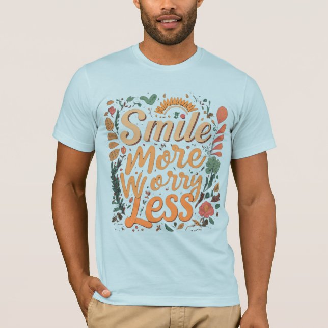 Stylish basic light blue T-Shirt (Front)