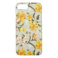 Stylish beautiful bright floral pattern