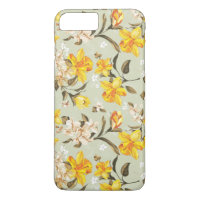 Stylish beautiful bright floral pattern