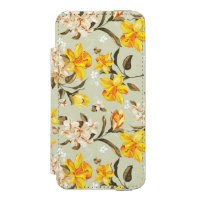 Stylish beautiful bright floral pattern