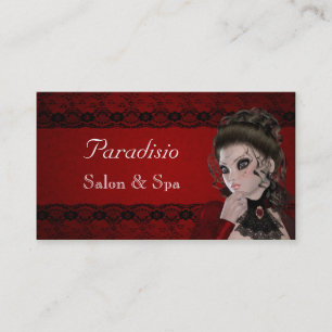 Stylish Beauty Salon and Spa Business Card