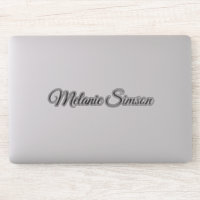 Stylish belongs to Name Script Handwritten Laptop 