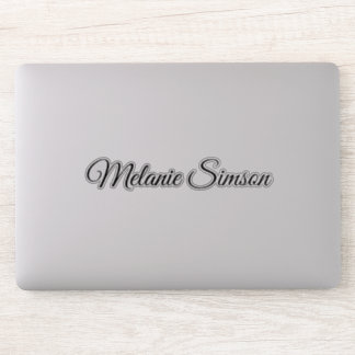 Stylish belongs to Name Script Handwritten Laptop