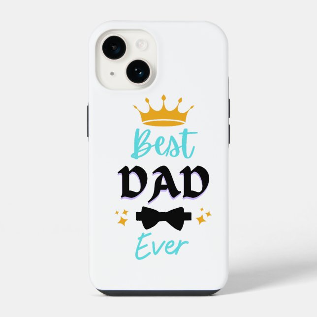 Stylish Best Dad Ever Gift 2025 iPhone Case (Back)