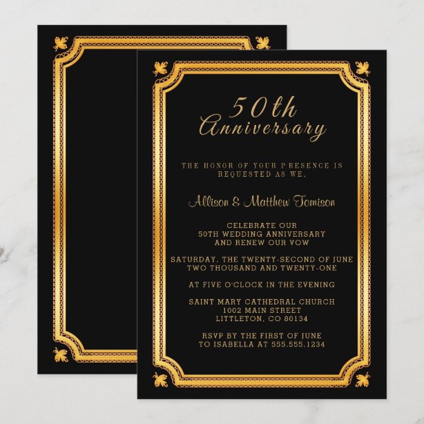 Church Anniversary Invitations Zazzle CA