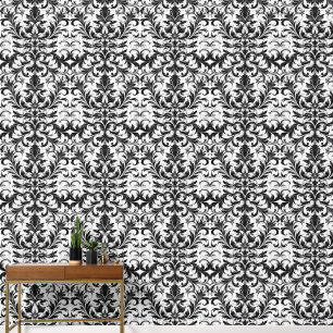 Stylish Black and White Pattern Wallpaper