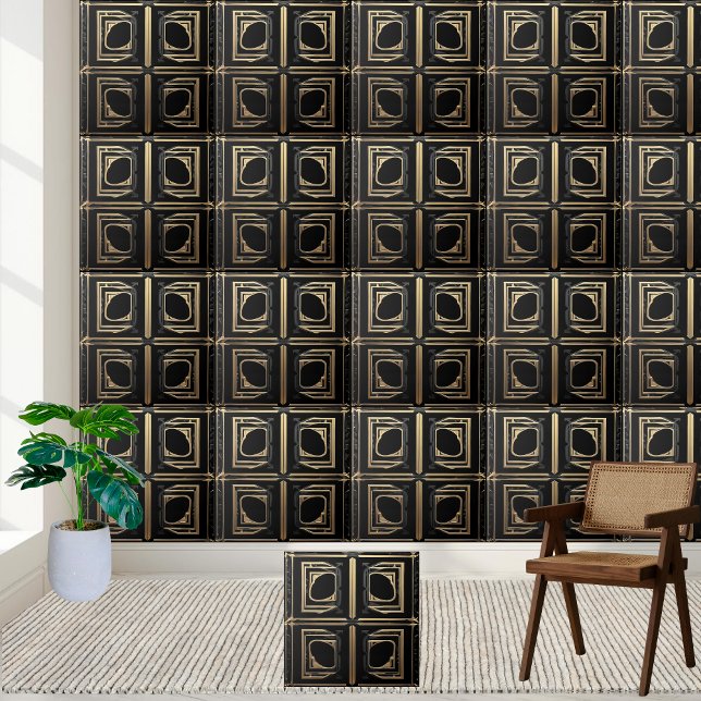 Stylish Black Cream Greek Tiles Bathroom (Stylish Black Cream Greek Tiles Bathroom)