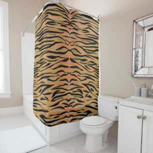Stylish Black Gold Tiger Animal Print