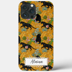 Stylish Black Panther Jaguar Maximalist Custom  iPhone 13 Pro Max Case