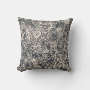 Stylish Black Paris Toile Design Throw Pillow