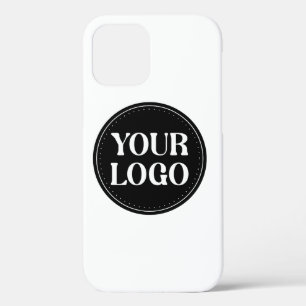 Stylish Black QR Code Design   Elegant Brand iPhone 12 Pro Case