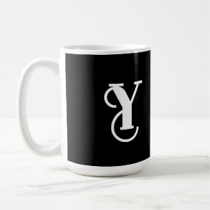 Stylish Black & White Coffee Mug