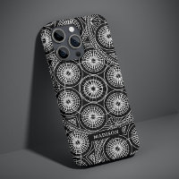 Stylish Black White Modern Mandala Pattern Name