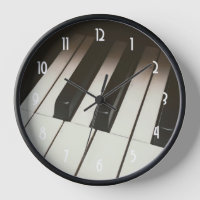 Stylish Black & White Piano Keys Photograph