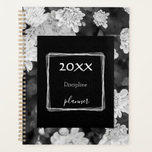 Stylish black white  planner