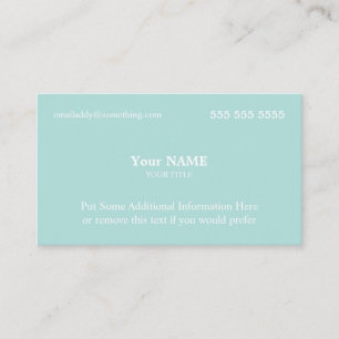 Stylish Blue Business Card