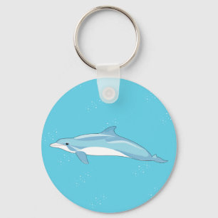 Stylish Blue dolphin Keychain