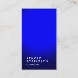 Stylish blue unique professional business card