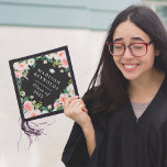 Stylish Blush Pink Botanical Floral Graduate Graduation Cap Topper<br><div class="desc">Stylish Blush Pink Botanical Floral Graduation Hat. For further customization,  please use our design tool to modify this template.</div>